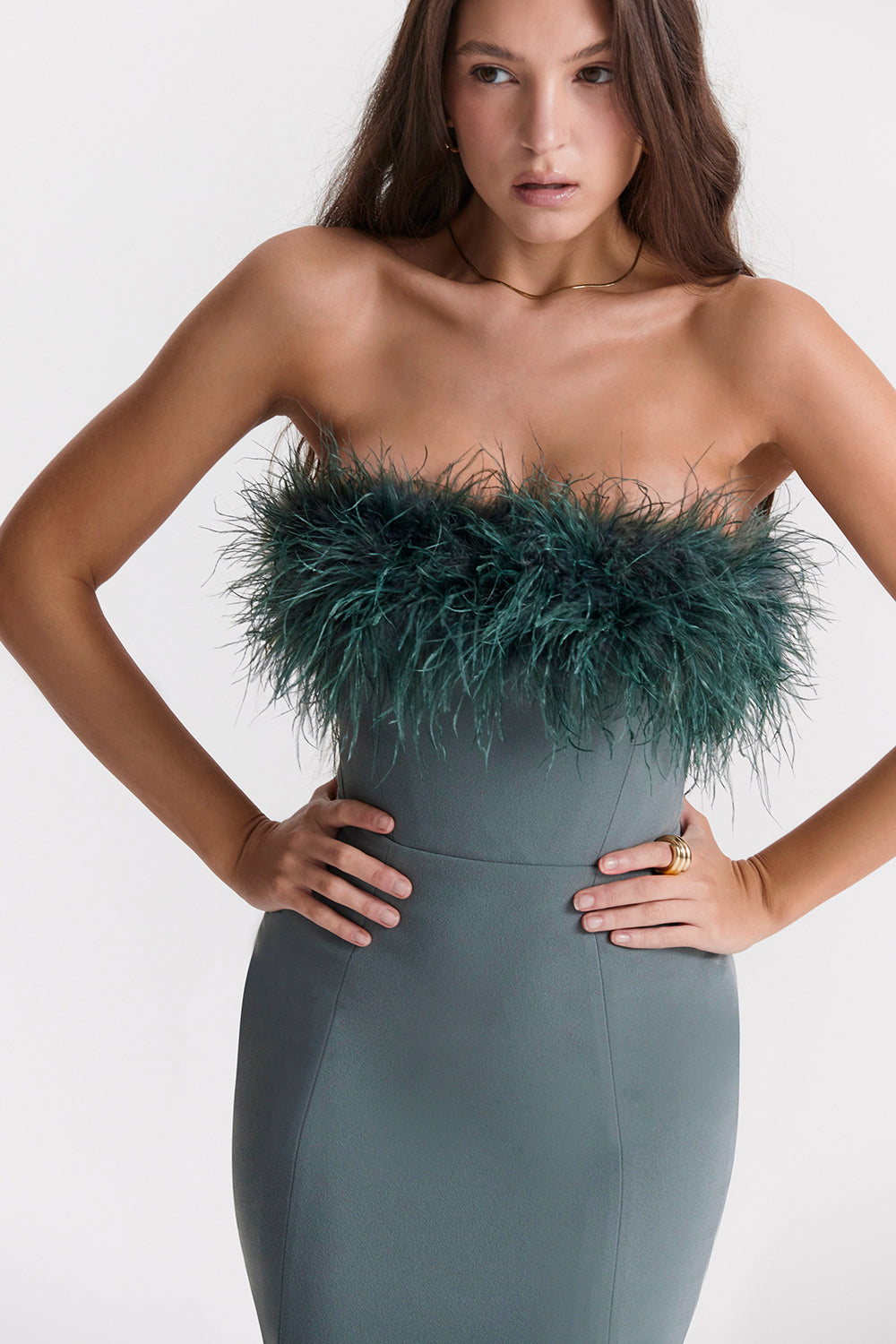 Stilla | Eucalyptus Maxi Kjole