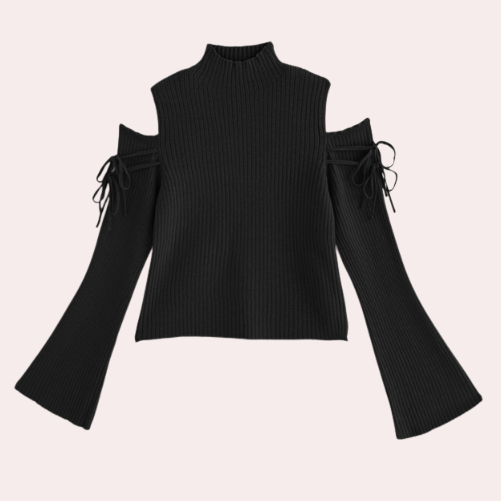 Stilla | Elegant Sweater med Åben Skuldre til Kvinder