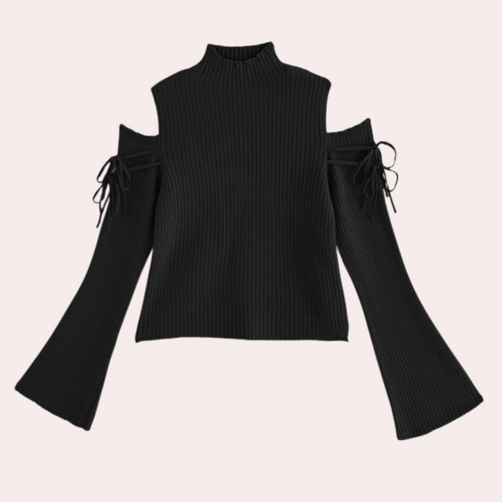 Stilla | Elegant Sweater med Åben Skuldre til Kvinder
