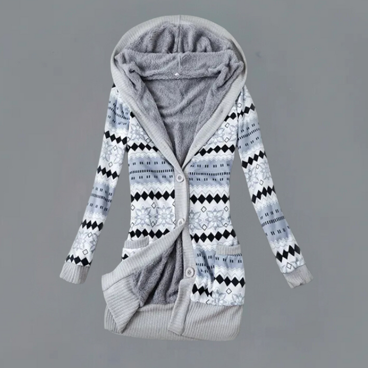 Stilla | Trendy Cardigan med Hætte til Kvinder