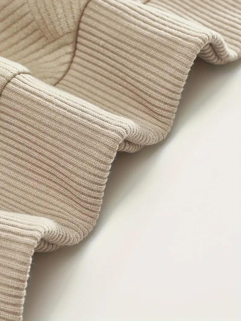 Stilla | Jacquard Halv-zip Sweatshirt