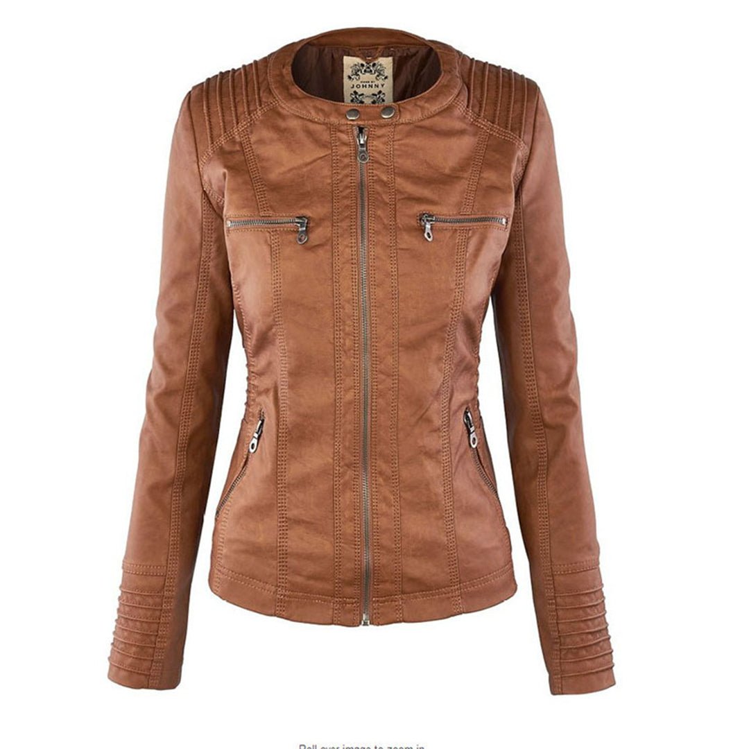 Stilla | Dame Hætte Slim Fit Bikerjakke
