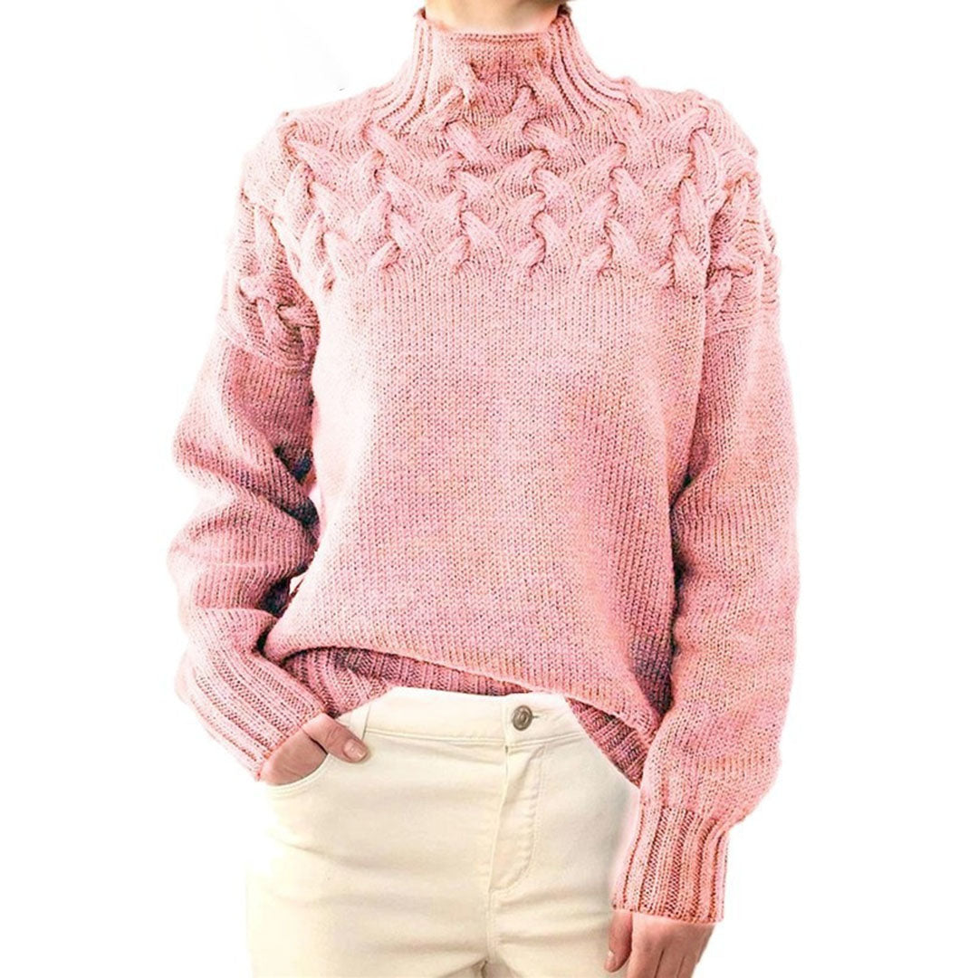 Stilla | Strik høj hals sweater til kvinder