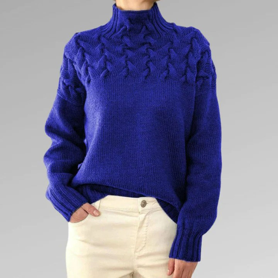 Stilla | Strik høj hals sweater til kvinder