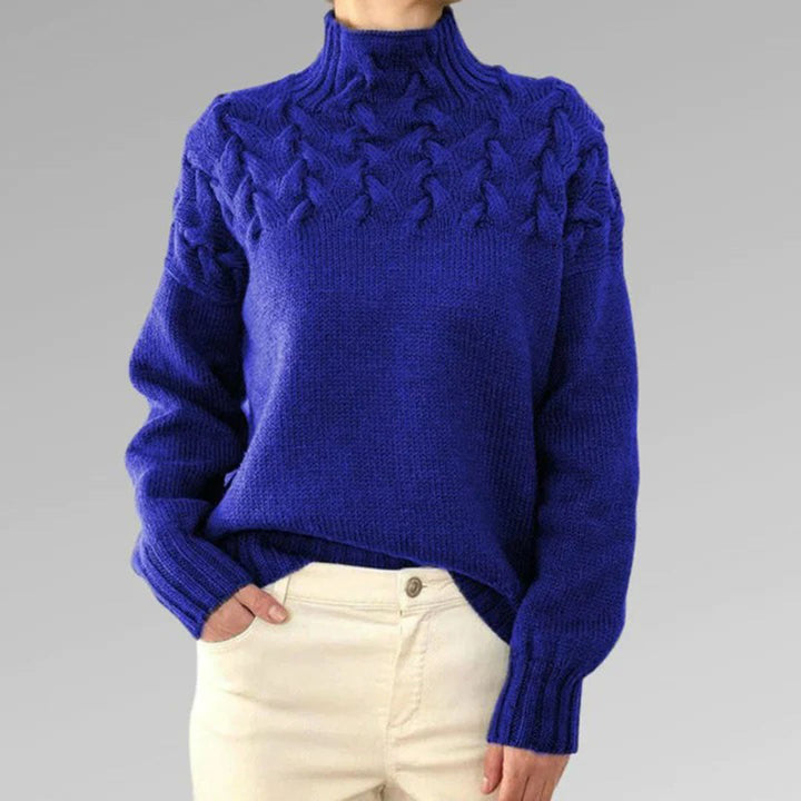 Stilla | Strik høj hals sweater til kvinder