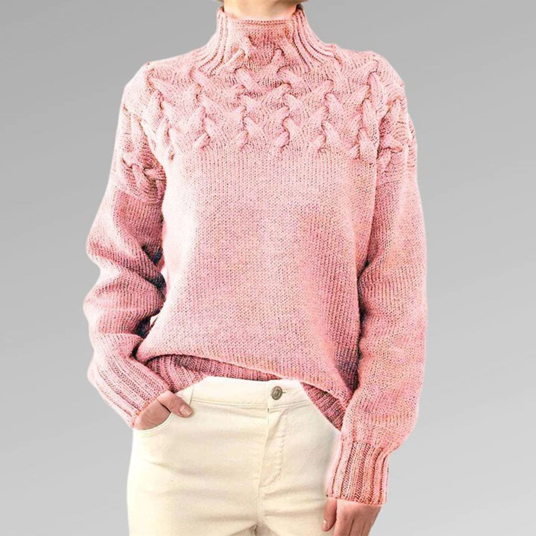 Stilla | Strik høj hals sweater til kvinder