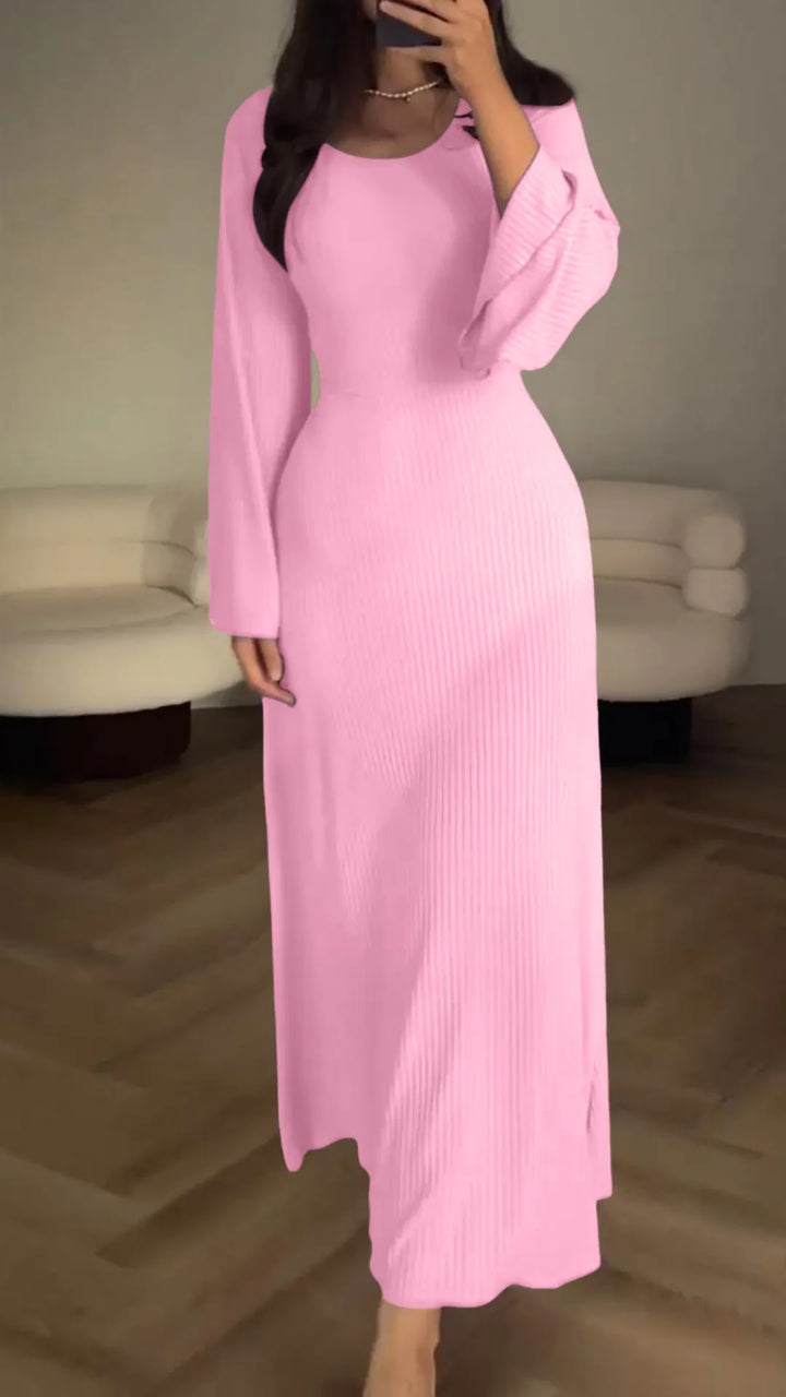 Stilla | Elegante Kjole Med Lange Ærmer Til Efterår