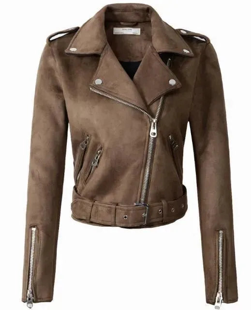 Stilla | Dame Biker Suedejakke