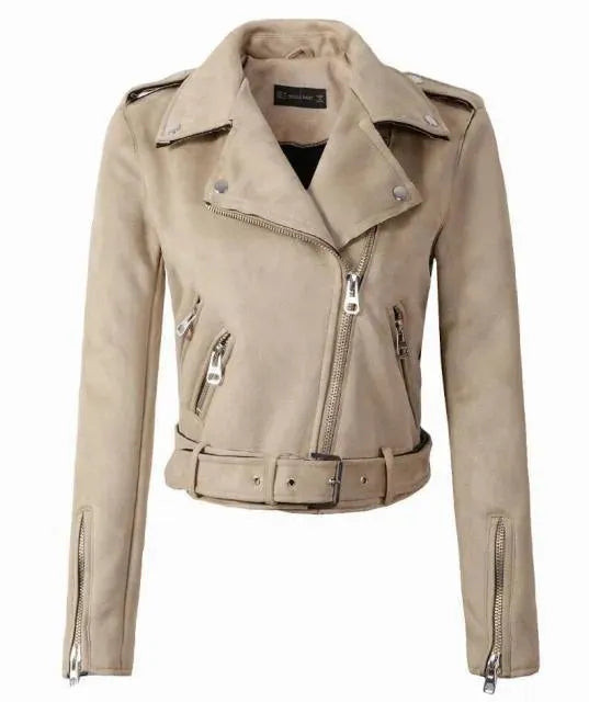 Stilla | Dame Biker Suedejakke