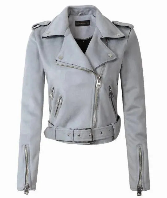 Stilla | Dame Biker Suedejakke