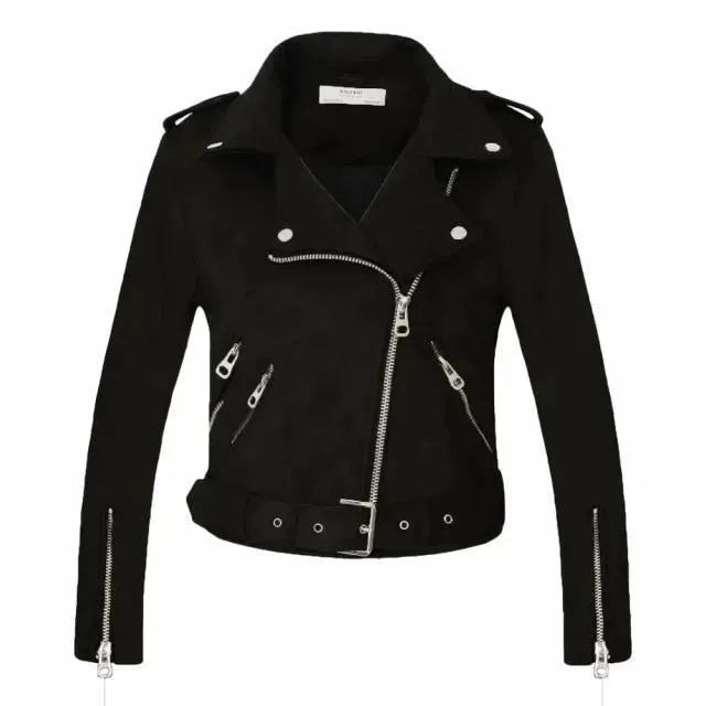 Stilla | Dame Biker Suedejakke