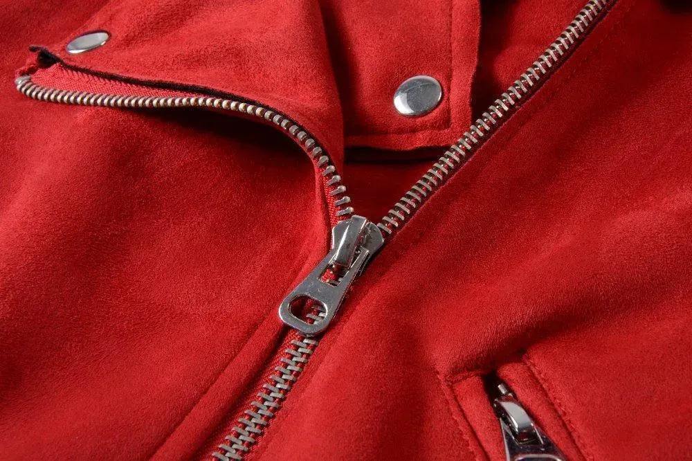 Stilla | Dame Biker Suedejakke