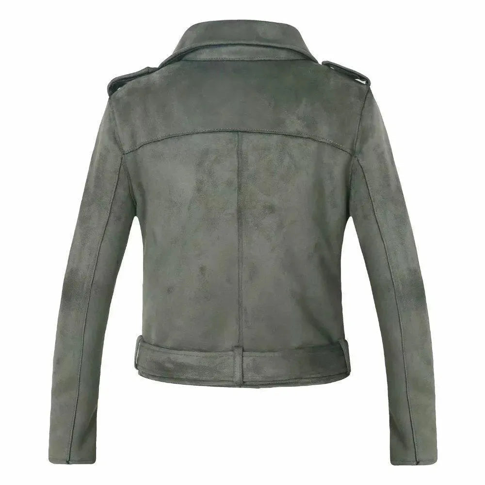 Stilla | Dame Biker Suedejakke
