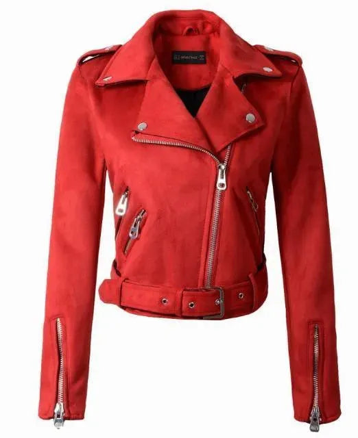 Stilla | Dame Biker Suedejakke
