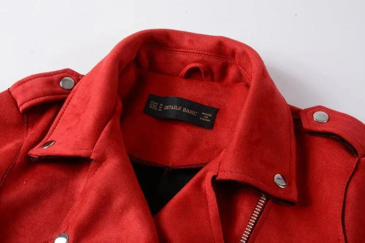 Stilla | Dame Biker Suedejakke