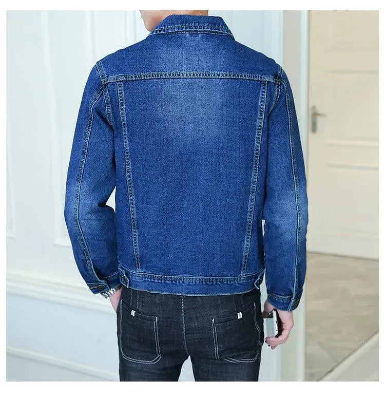 Stilla | Revers Denim Jakke Herre
