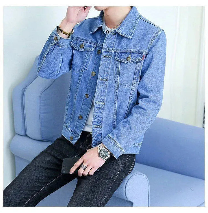 Stilla | Revers Denim Jakke Herre