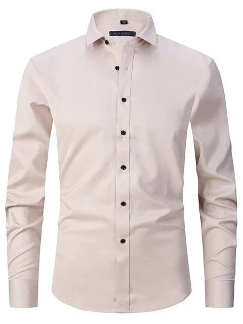 Stilla | Herre Slim Fit Stretchstof Krølfri Button Down Krave