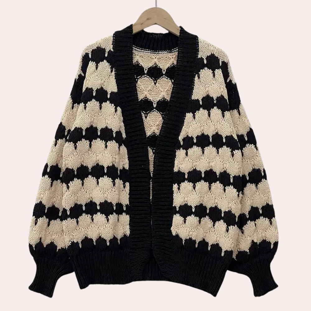 Stilla | Klassisk Varm Strikket Cardigan til Kvinder