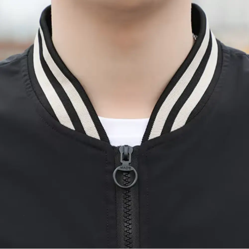 Stilla | Splicing Stripe Varsity-Jakke