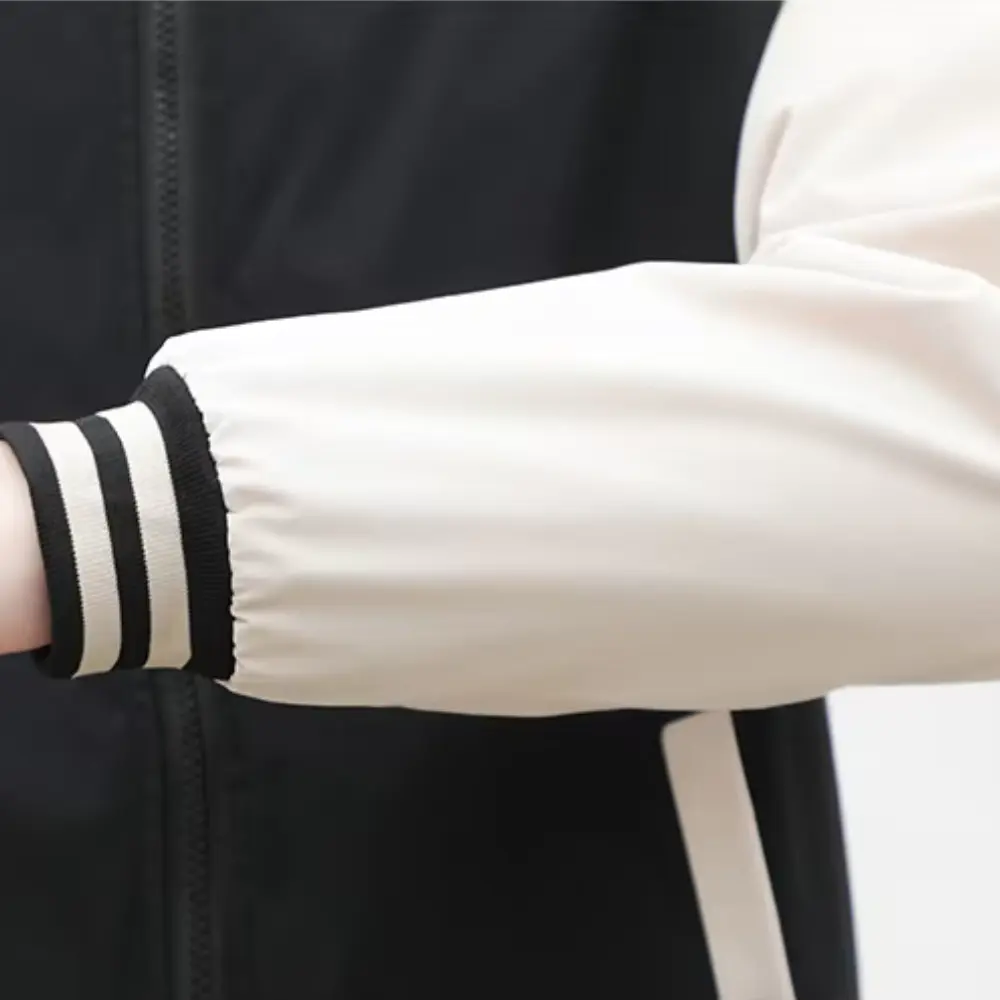 Stilla | Splicing Stripe Varsity-Jakke