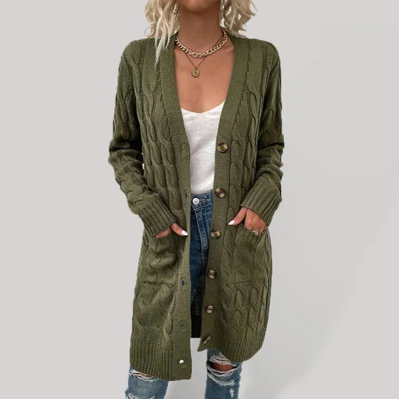 Stilla | Twist Kvinder Strikjakke Pullover