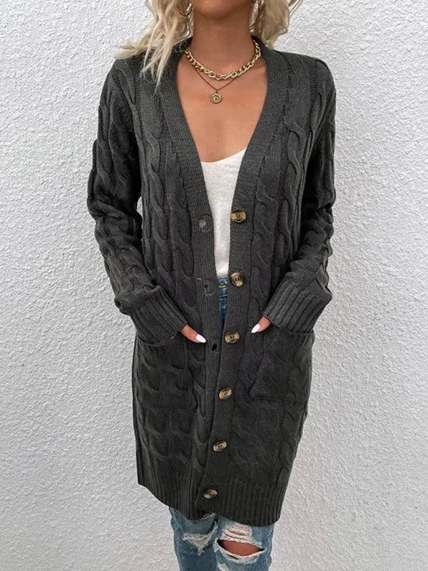 Stilla | Twist Kvinder Strikjakke Pullover