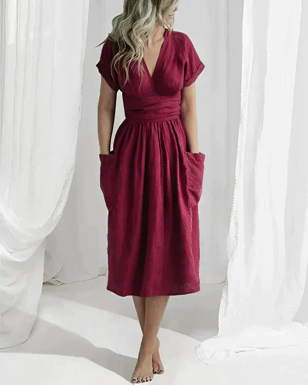 Stilla | Elegante Linnedragt Kvinder