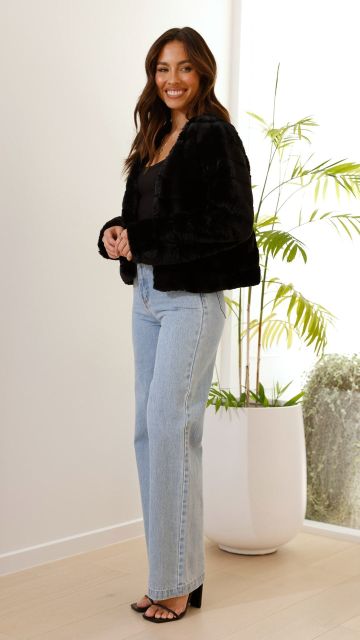Stilla | Luksuriøs Dame-Crop-Jakke
