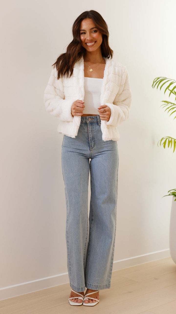 Stilla | Luksuriøs Dame-Crop-Jakke