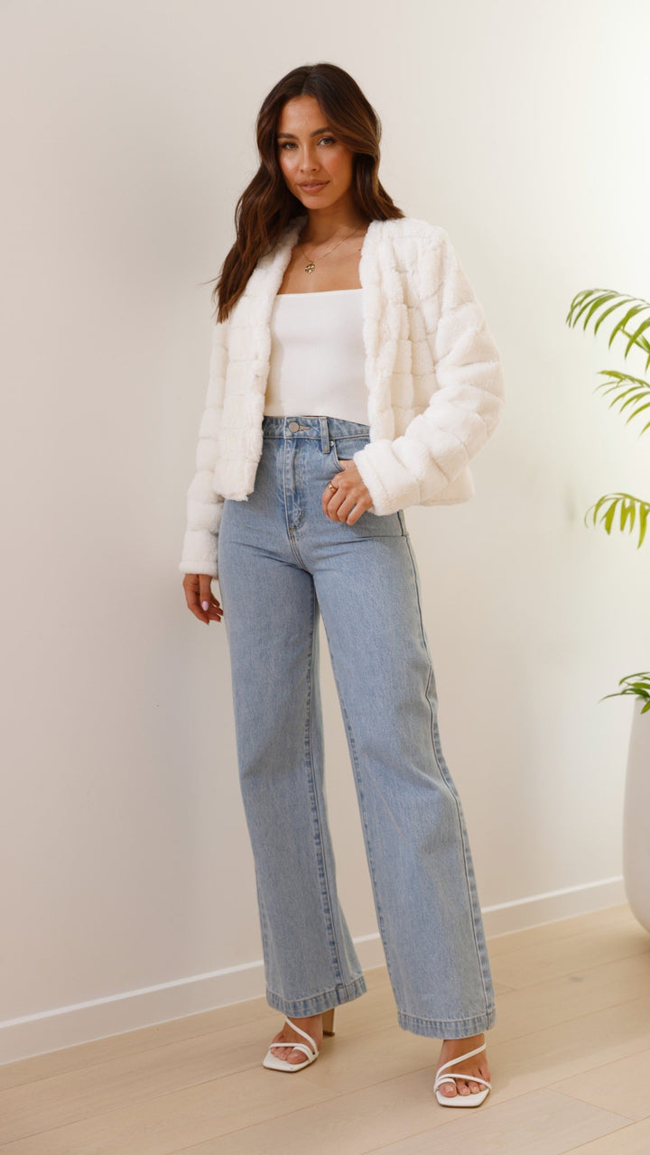 Stilla | Luksuriøs Dame-Crop-Jakke