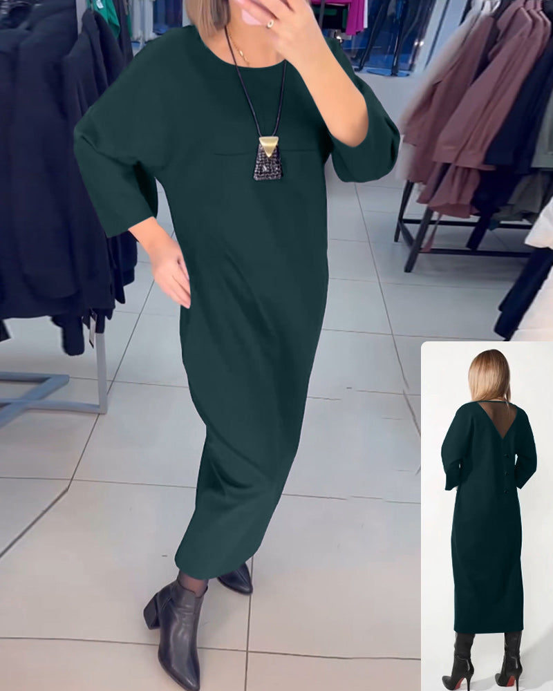 Stilla | Lange ærmer og lommer