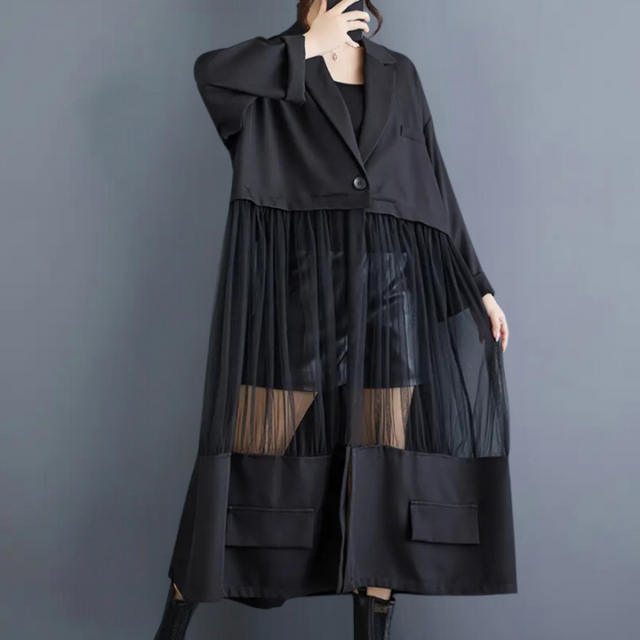 Stilla | Moderigtigt Løs Trench Coat til Kvinder