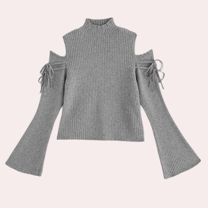 Stilla | Elegant Sweater med Åben Skuldre til Kvinder