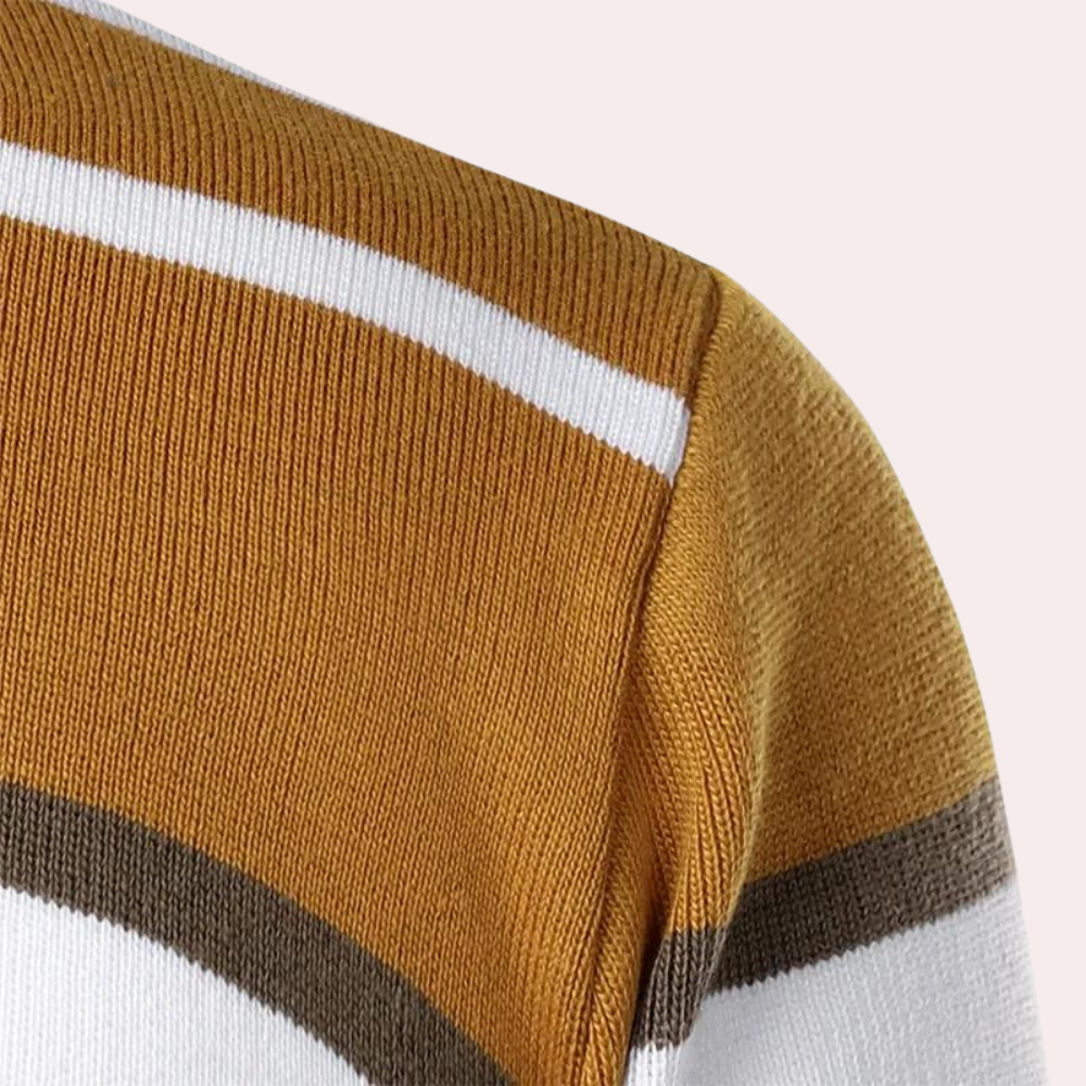 Stilla | Stribet Sweater til Mænd
