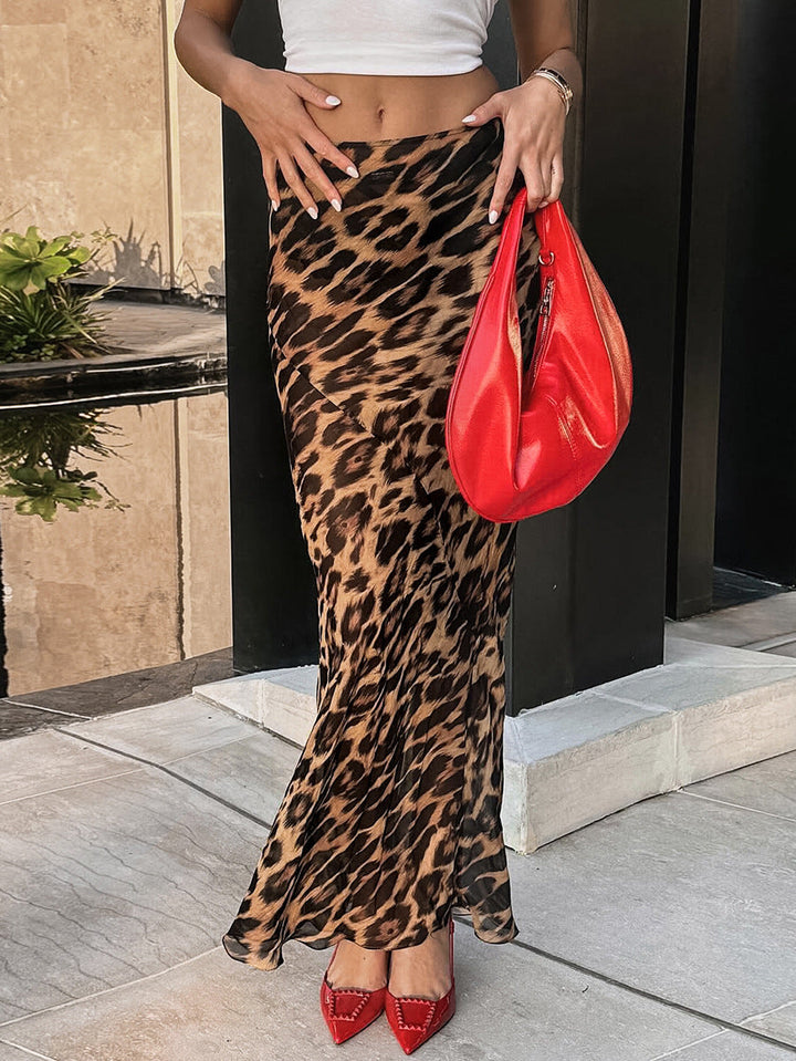 Stilla | Elegant Leopard nederdel