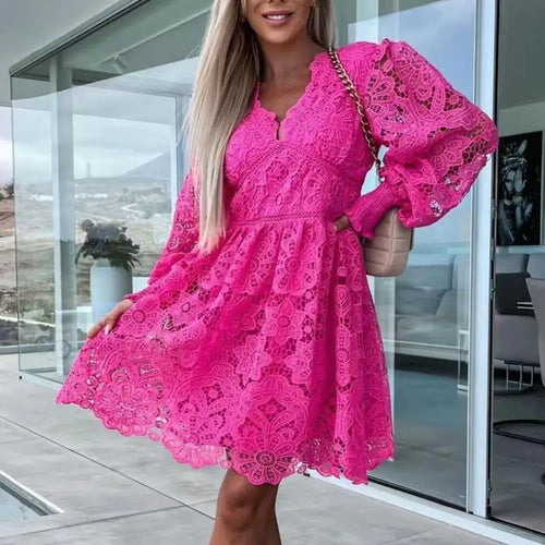 Stilla | Elegante A-linje Blonde Midi Kjole