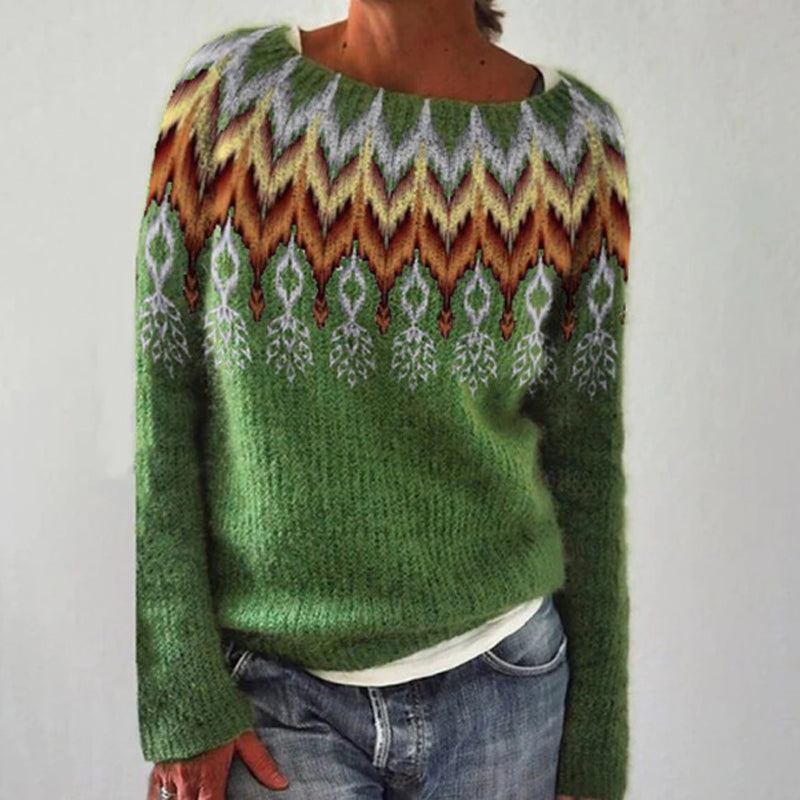 Stilla | Behagelig Strikpullover til Damer Strikket Pullover til Damer til Varme og Stil
