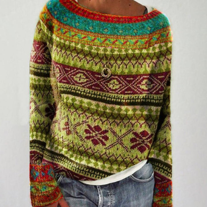 Stilla | Behagelig Strikpullover til Damer Strikket Pullover til Damer til Varme og Stil