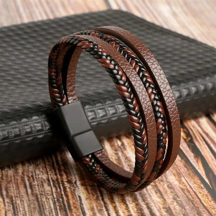 Stilla | Vintage Luksus læderarmbånd