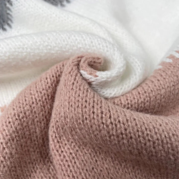 Stilla | Dame sweater med leopardmønster