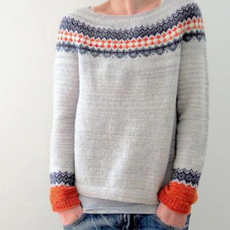 Stilla | Behagelig Strikpullover til Damer Strikket Pullover til Damer til Varme og Stil