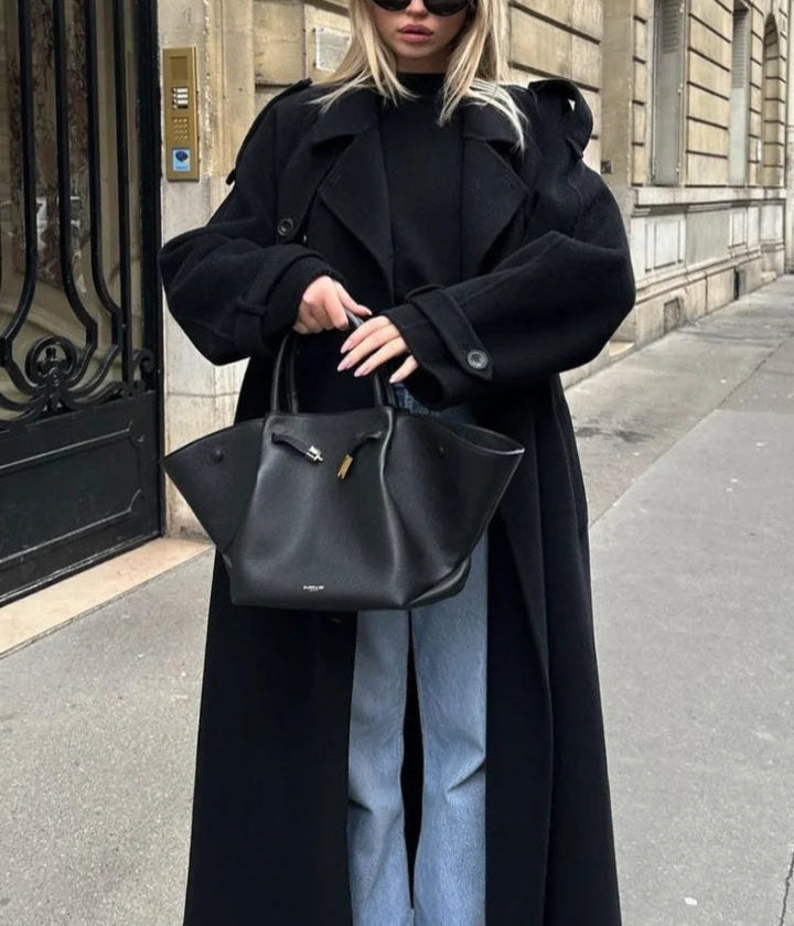 Stilla | Dame Dobbelt-Knap Trenchcoat