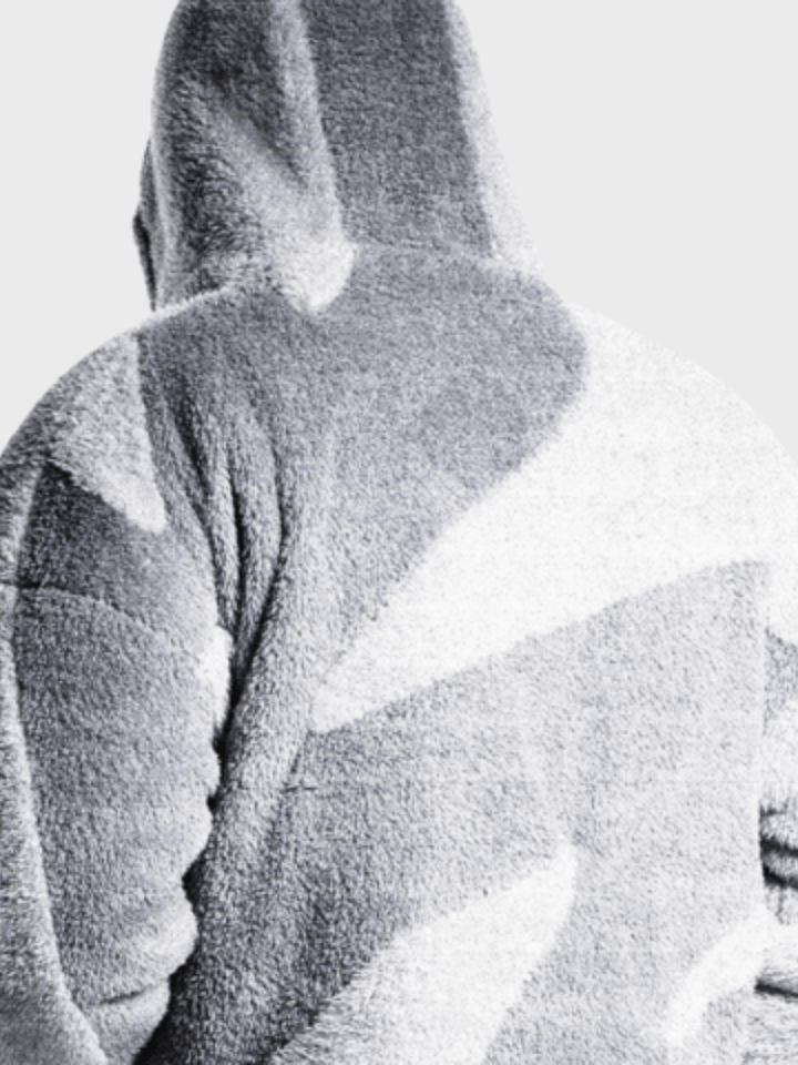 Stilla | Herre Hætte Zip-Up Varm Fleece Jakke