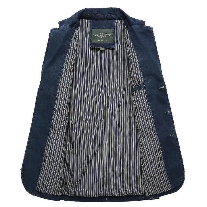 Stilla | Herre Blazer - Cowboy Denim Jeans Blazer