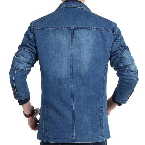 Stilla | Herre Blazer - Cowboy Denim Jeans Blazer