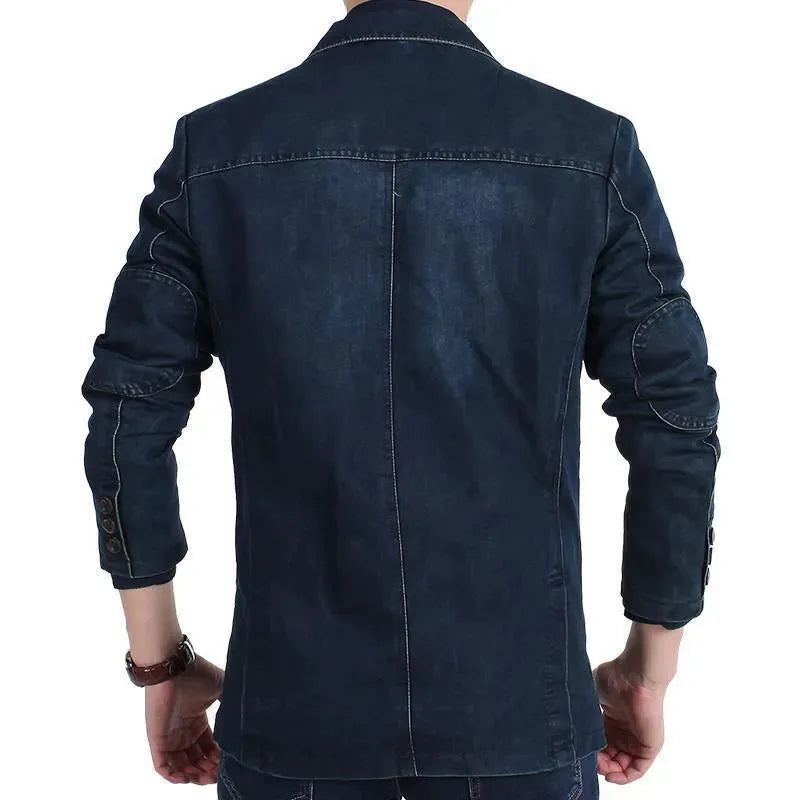 Stilla | Herre Blazer - Cowboy Denim Jeans Blazer