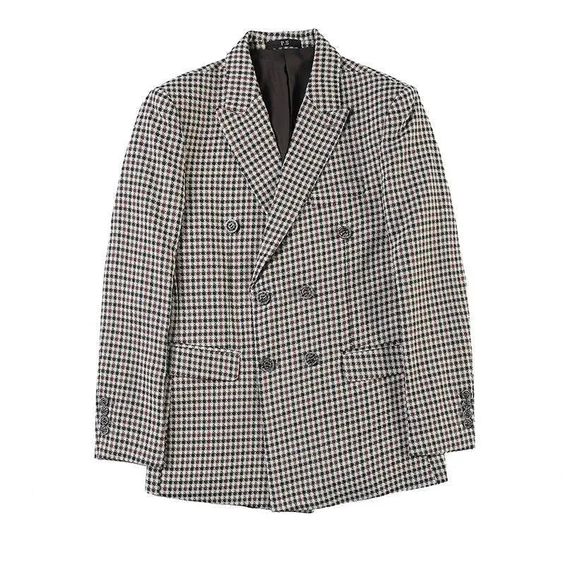 Stilla | Herre Blazer - Dobbeltknap Hønseøre Blazer