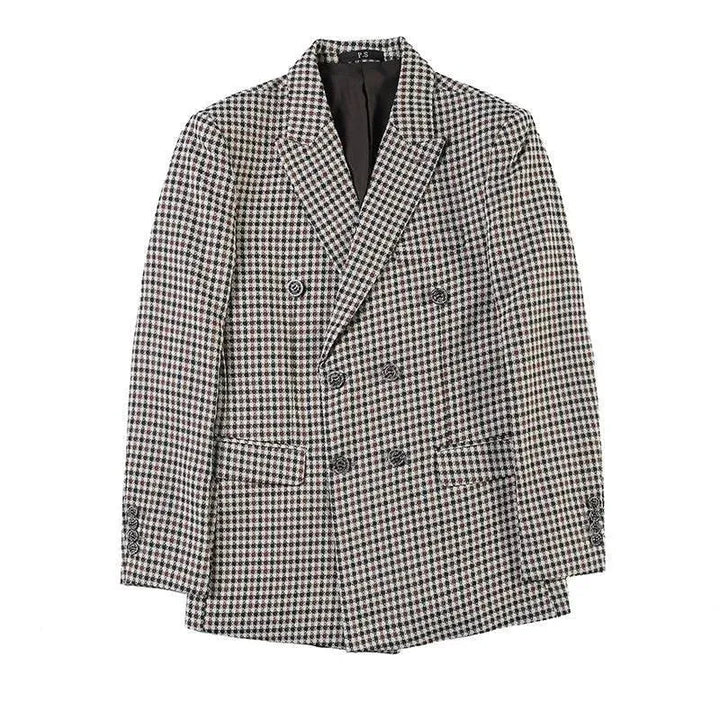 Stilla | Herre Blazer - Dobbeltknap Hønseøre Blazer
