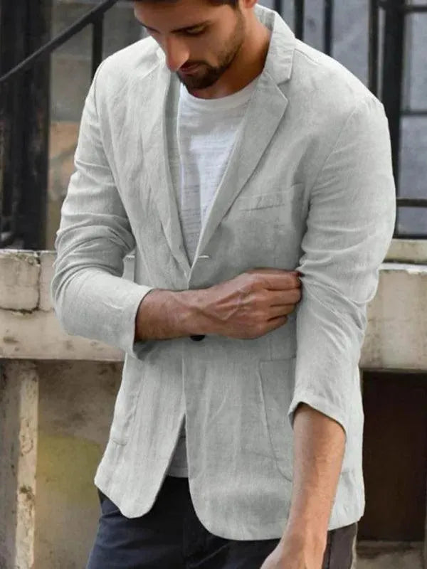 Stilla | Herre Blazer - Linned Blazer
